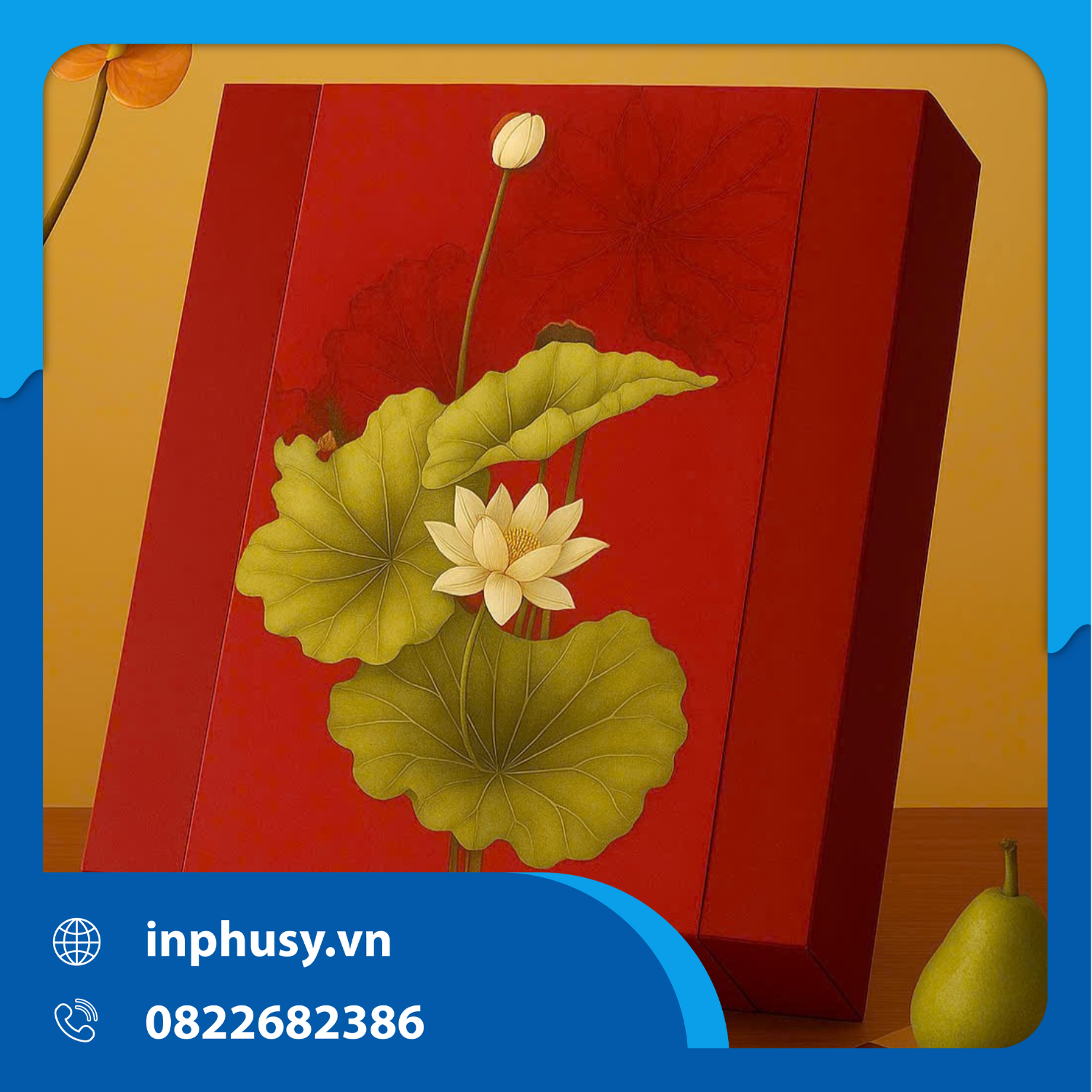Hộp Trung Thu Liên Hoa Đỏ